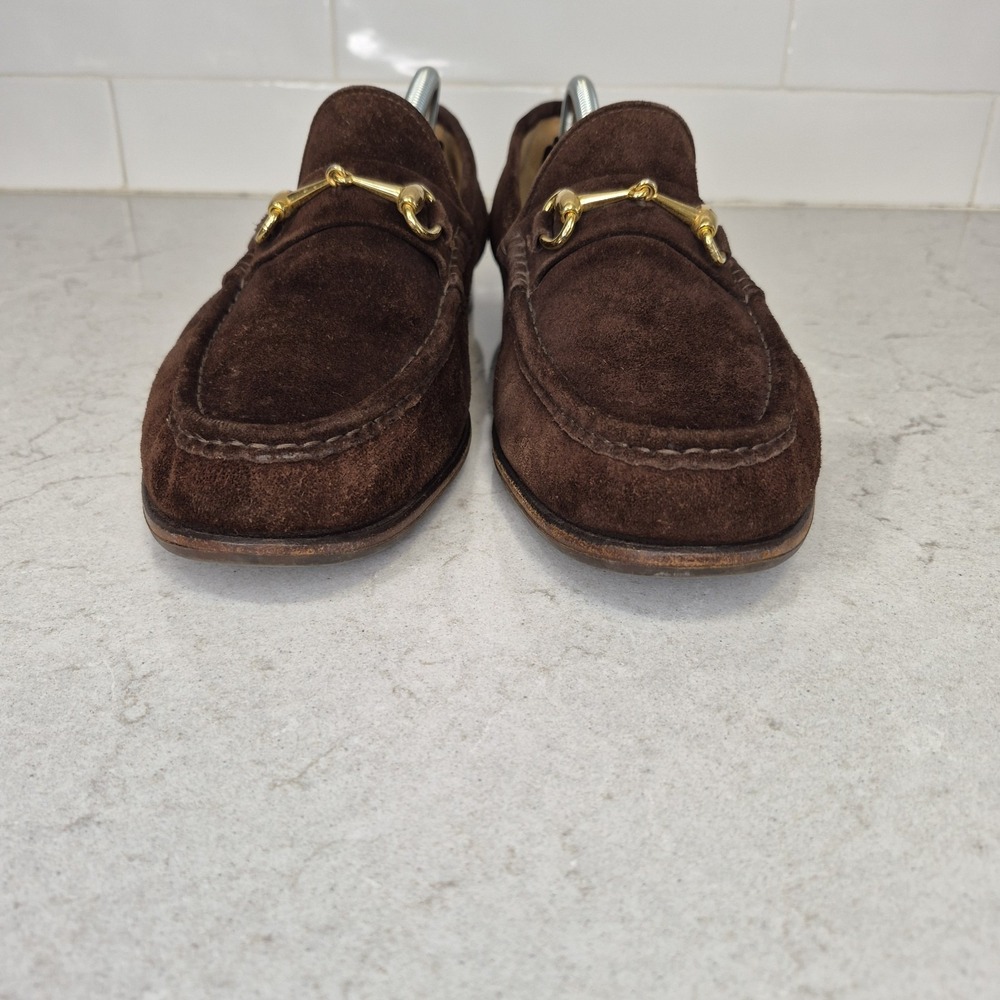 Church's Brown Suede Horsebit Loafers Men's UK 12 / US 13 England Gucci Style - Picture 3 of 13